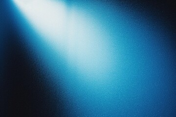  Blue light beam, light on dark blue background, glowing effect, white and indigo, minimal composition, atmospheric perspective, texture, volumetric lightin