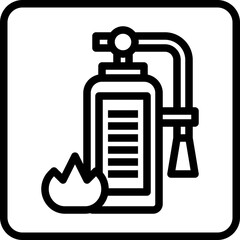 Obraz premium FIRE EXTINGUISHER,fighting,safety,protection,emergency.svg