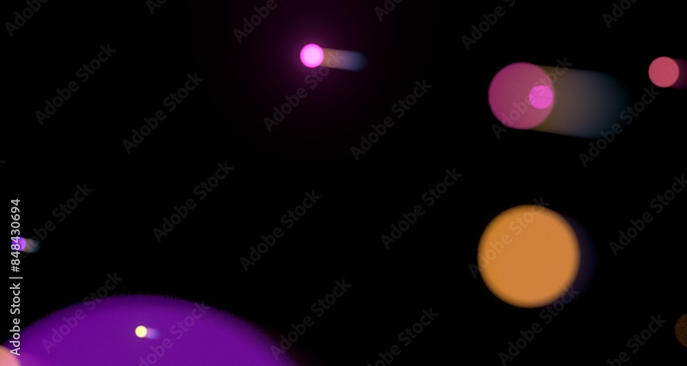 Poster light wave background, 3d Rendering, Abstract Background