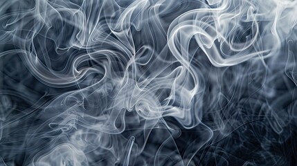 Obraz premium Swirling patterns create a smoky abstract background in vibrant colors