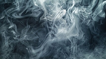 Obraz premium Swirling Shades of Grey Abstract Background with Smokey Accents