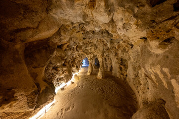 cave with lighting in sintra portugal