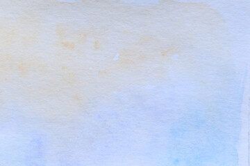 pastel blue and yellow aquarelle background with empty space