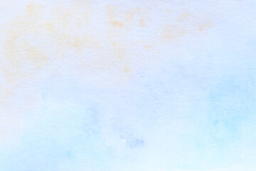 pastel blue and yellow aquarelle background with empty space