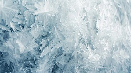 Obraz premium Icy Abstract Background in Whites and Light Blues