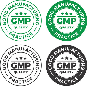 GMP quality certificate vector illustration isolated on white background