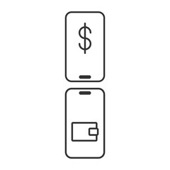 Contactless payment icon. Technology symbol modern, simple, vector, icon for website design, mobile app, ui. Vector Illustration