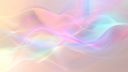 Obraz premium Abstract Pastel Waves Background