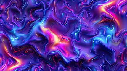 Fototapeta premium Abstract Swirling Purple and Blue Background.