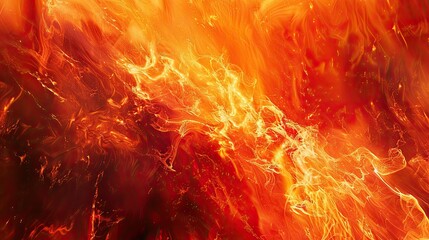 Fototapeta premium Fiery Abstract Background in Reds and Oranges