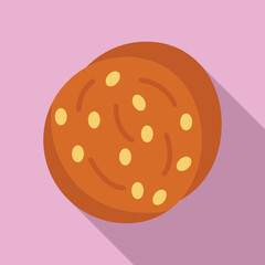 Delicious bun with sesame seeds, perfect for preparing a tasty burger or sandwich