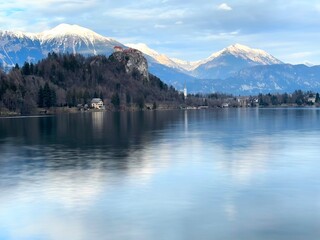 lake in the mountains