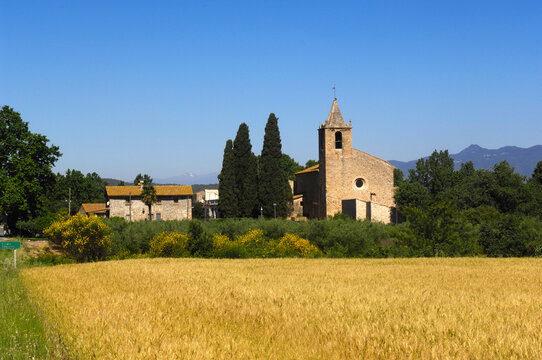 village of Parets de Empord&Atilde;&nbsp;, Pla del Estany, Girona province ,Spain