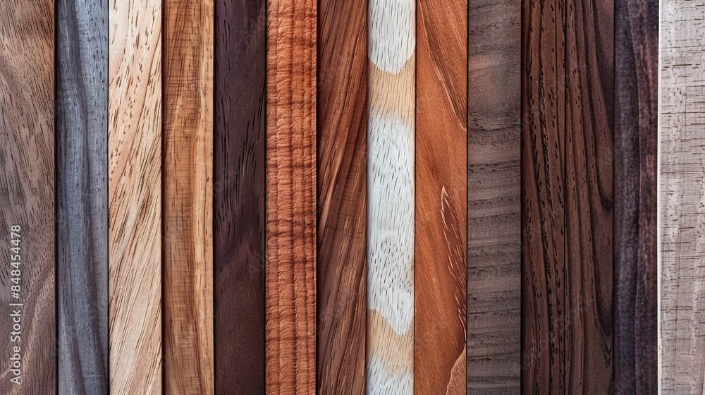 Poster high-resolution wood texture collection featuring various shades and patterns. ideal for graphic des