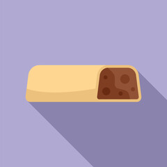 Delicious swiss roll cake showing a creamy chocolate filling