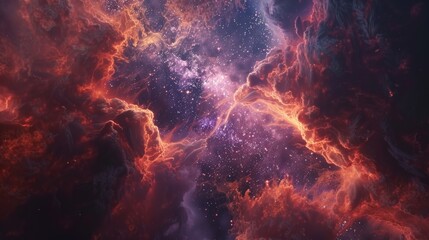 Fototapeta premium Colorful nebula, star galaxy, Space nebulae, celestial bodies and of cosmic gas in deep space.