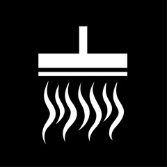 Shower and  pouring water icon Vector Illustration