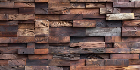 Wooden wall texture background for interior exterior decoration and industrial construction concept design