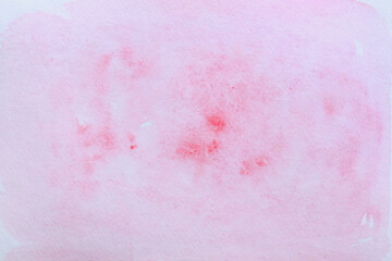 hand painted light red watercolour background with free space