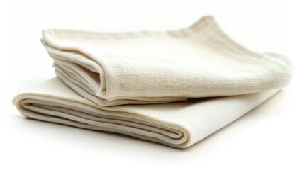 Kitchen cloth napkin separated on a white background