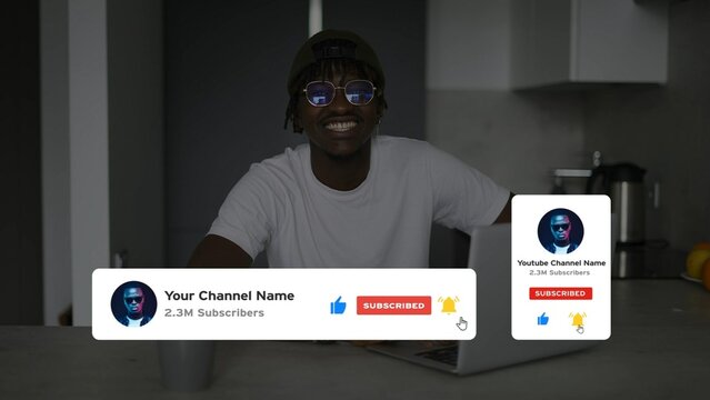 Social Subscriber Reminder Animation Panel Pack