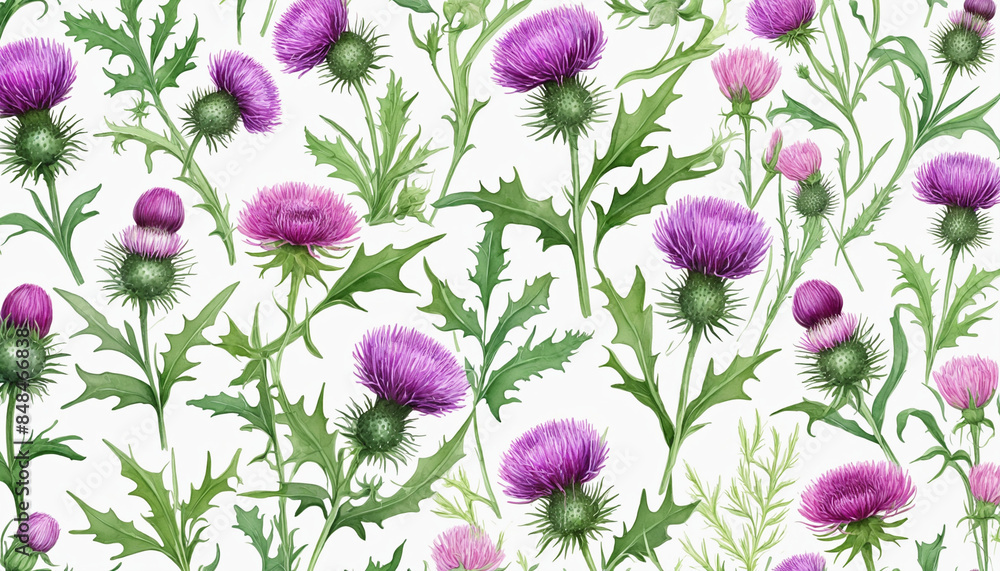 Poster generative ai produced a diverse collection of vibrant, isolated botanical elements perfect for grap