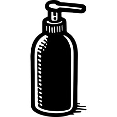 Doodle Plastic Dispenser Bottle 