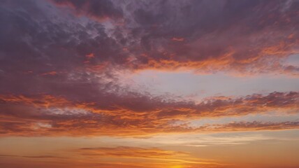 Fototapeta premium sunset in the sky ideal for a relaxing and warm visual theme