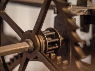 Ancient  clockwork  mechanism and gears