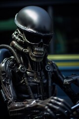 Naklejka premium Alien Artifacts Unearthing the Evidence of Ancient Extraterrestrial Visitors on Earth