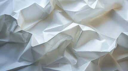 Fototapeta premium The image is of a piece of paper that has been crumpled and torn