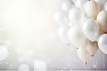 Elegant Silver and Burgundy Birthday Celebration Background with Festive Glamour