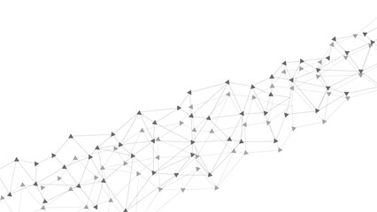 Abstract technology background. Plexus mesh backdrop. Vector