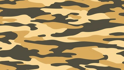 Fototapeta premium Simple Camouflage seamless pattern in Desert. Military camouflage. illustration formats 4K UHD
