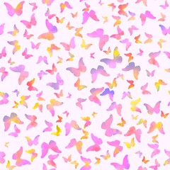 Gradients animals seamless butterfly pattern for fabrics and linens and wrapping