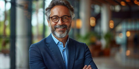 Fototapeta premium Experienced Businessman Consultant