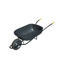 Garden wheelbarrow 3D render