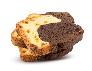 Cookies isolated on white background with clipping path