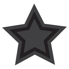 Obraz premium star symbol vector. star symbol icon on white and blue background. vector illustration. 