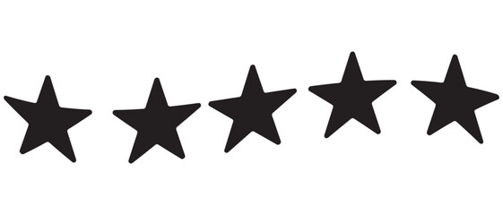 stars symbol vector.  stars symbol icon on white and blue background. vector illustration. 