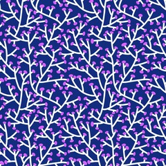 Cartoon autumn seamless mushrooms pattern for wrapping paper and fabrics