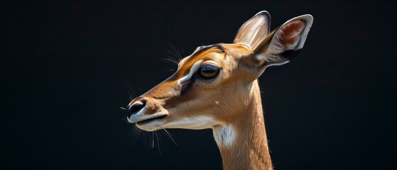 Naklejka premium Deer bonding in a natural habitat, showcasing the peaceful coexistence of wildlife