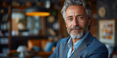 Fototapeta premium Confident Business Professional in Modern Office