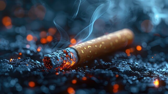 Exploring the Synergistic Effects of Alpha GPC and Nicotine: A Conceptual Illustration for a Neuroscience Blog Post
