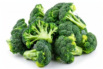 broccoli isolated on white background 