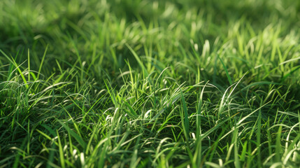 Fototapeta premium Fresh Green Grass Close-Up.