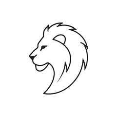 silhouette of a lion