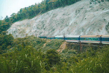 Vietnamese train tourism transportation 