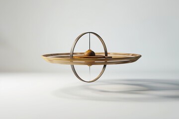 Advanced Antigravity Device Isolated on White Background