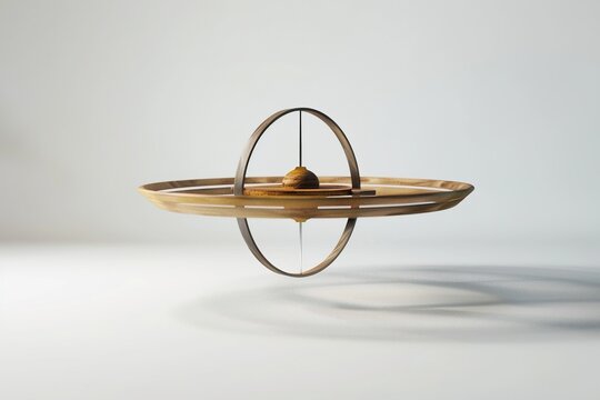 Advanced Antigravity Device Isolated on White Background